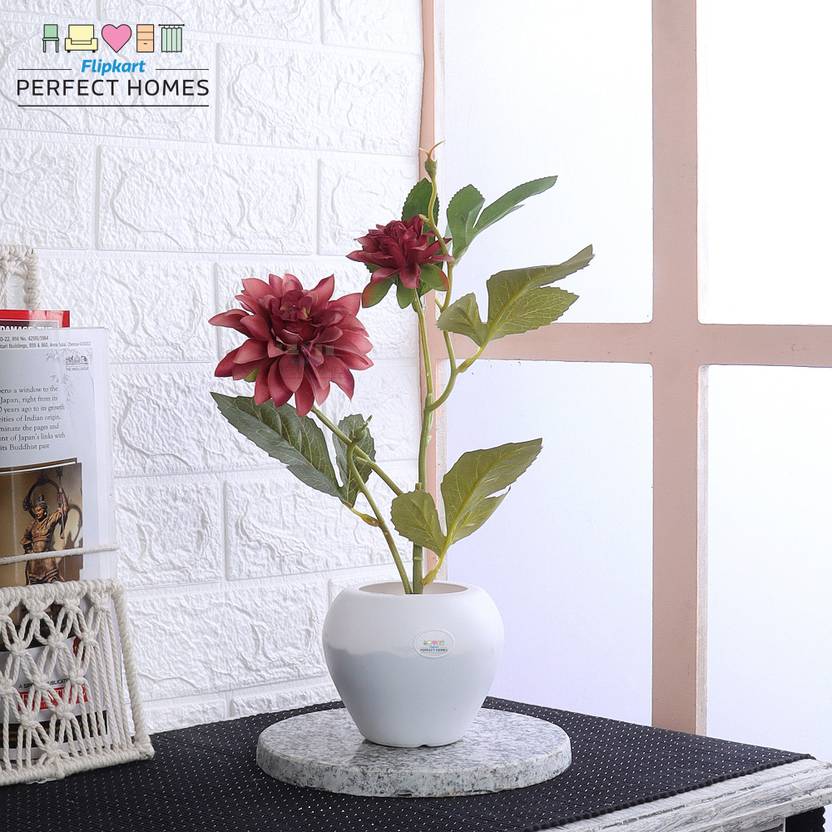 Flipkart Perfect Homes Natural Looking Artificial Floral Plant Pot for