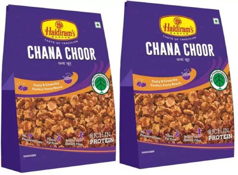 Haldiram's Nagpur Chana Choor (Pack of 2) (200g*2) Chana Chor