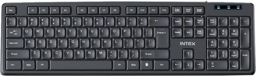 Intex IT-KB333/Corona G Wired USB Multi-device Keyboard  (Black)