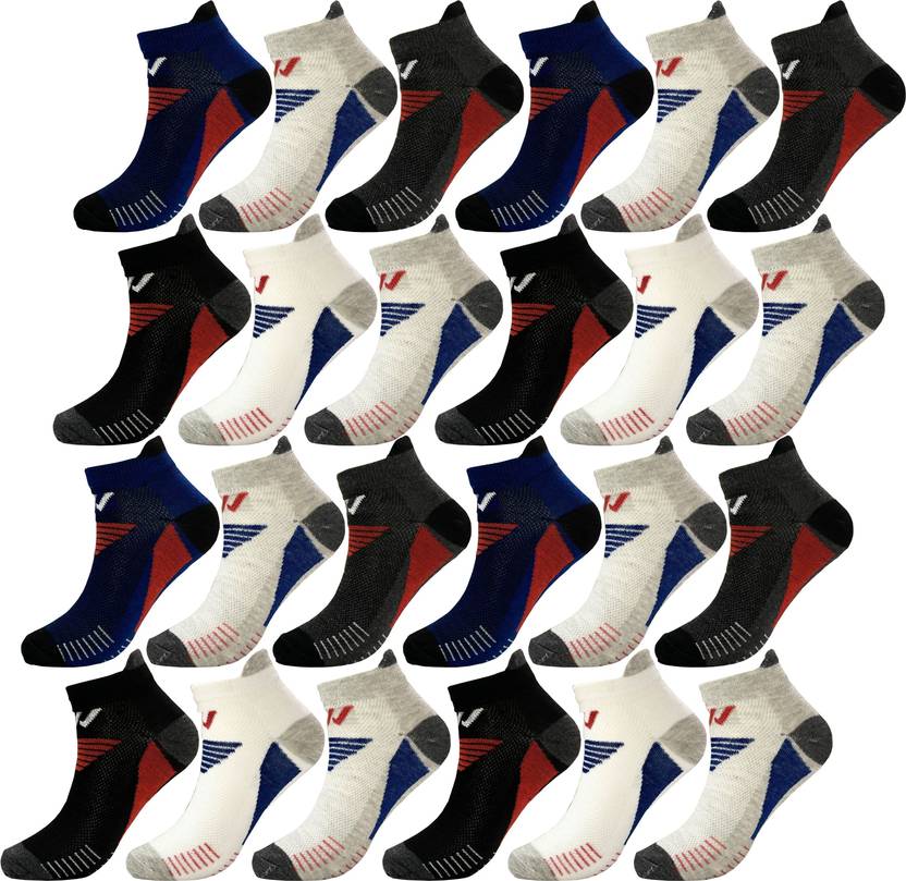 Winget Men & Women Solid Ankle Length  (Pack of 12)