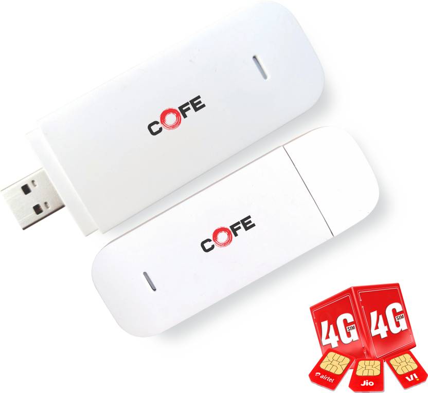 COFE 4G Wireless Dongle with All Sim Support, High Speed 4G WiFi Dongle