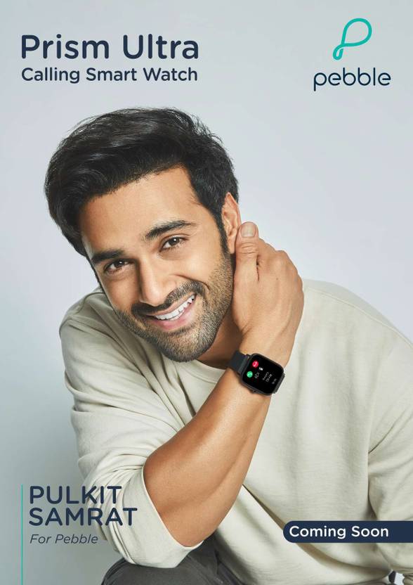Pebble Prism ultra Unisex Black Color Smartwatch Health Tracker with