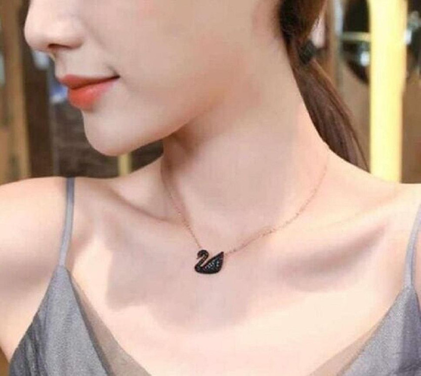 Gold-plated Agate Alloy Pendant Set 