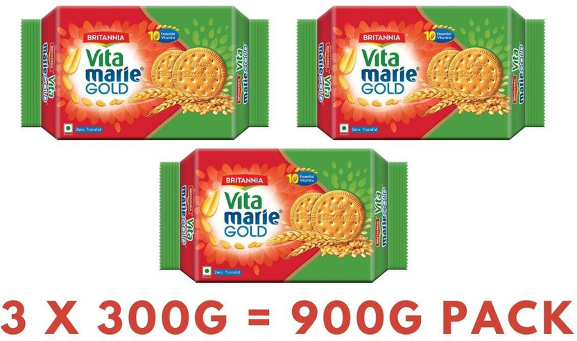BRITANNIA Vita Marie Gold Biscuits Chai Time Biscotti Biscuit