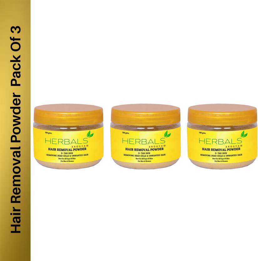 HERBALS AROGYAM Hair Removal Powder Pack Of 3 Wax Price in India, Buy HERBALS AROGYAM Hair