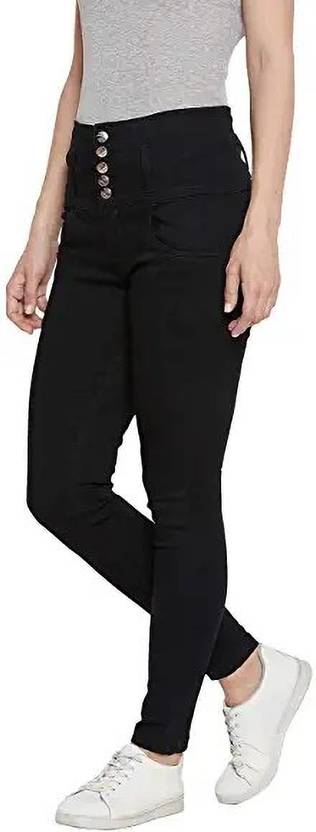 Women Skinny High Rise Blue Jeans