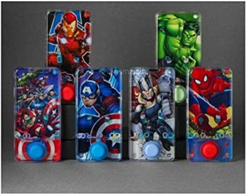 GUNGUN Avengers Handheld Console Water Ring Toss Water Game for kids