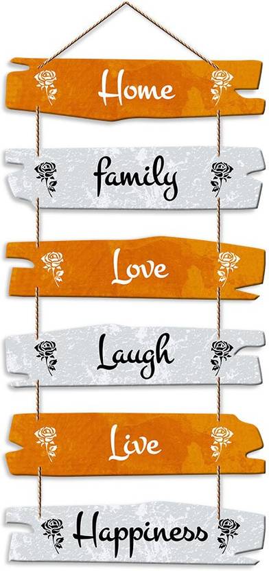 Artvibes Positive Quote Decorative Wooden Wall Hanging for Home Decor Item (WH_3234NN)