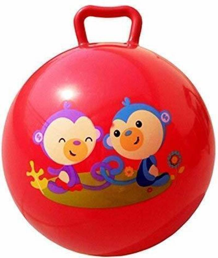emore Inflatable Sit and Bounce Rubber Bubble Hop Ball for Kids