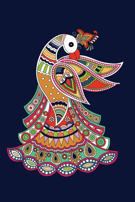 Home Decoration Madhubani Arts Wallpaper Posters Paper Print Art