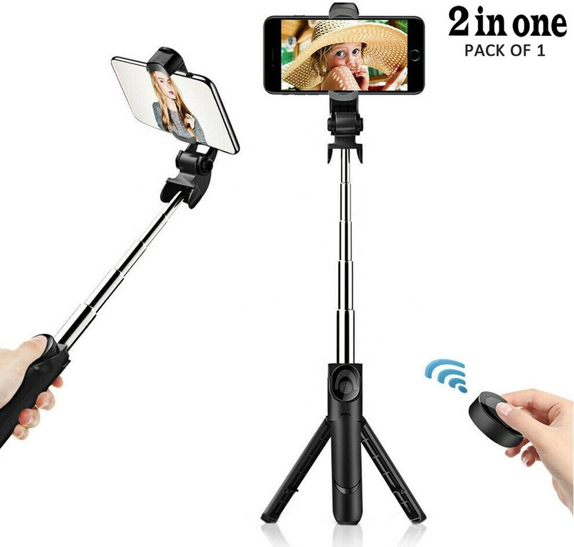 Zohlo New Arrival Extendable Handheld Selfie Stick for Smartphones Use For Videos Tripod