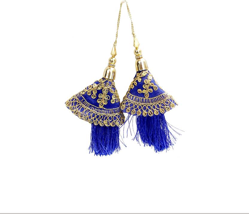 ROSEFAIR Handmade Work Ethnic Hanging Latkan Color New Fancy Blouse Latkan for Women Brooch