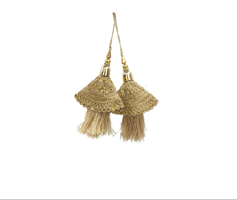 ROSEFAIR Handmade Work Ethnic Hanging Latkan Color New Fancy Blouse Latkan for Women Brooch