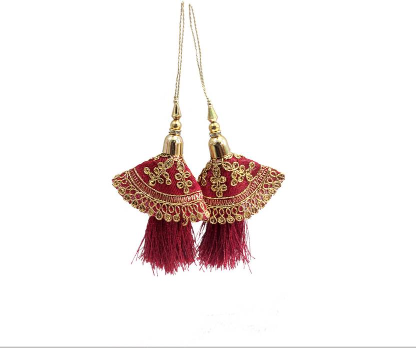 ROSEFAIR Handmade Work Ethnic Hanging Latkan Color New Fancy Blouse Latkan for Women Brooch