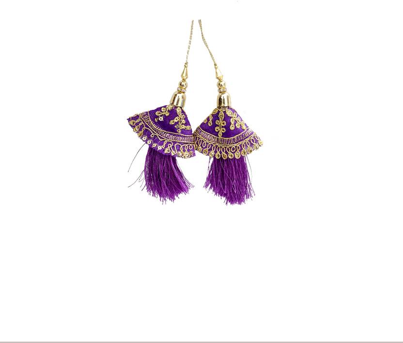 ROSEFAIR Handmade Work Ethnic Hanging Latkan Color New Fancy Blouse Latkan for Women Brooch