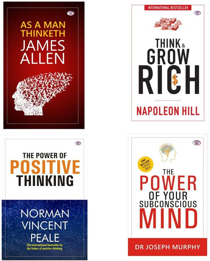 Combo Set Of 4 Books Self Help Think & Grow Rich + The Power Of Your ...