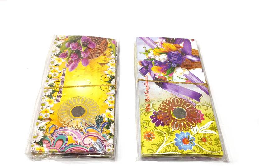Teeshubh Shagun Envelopes/Card (Pack of 20 Multicolor) Envelopes