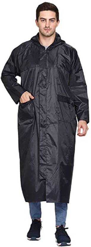 Solid Men Raincoat