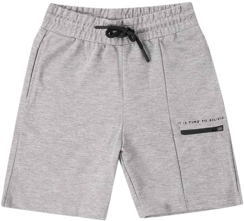 CANTABIL Short For Boys Casual Solid Cotton Blend