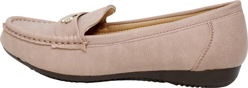 B-2702 Loafers For Women  (Pink)