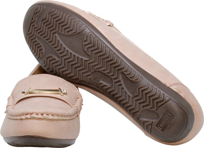 B-2702 Loafers For Women  (Pink)