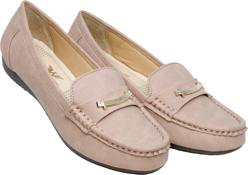 B-2702 Loafers For Women  (Pink)