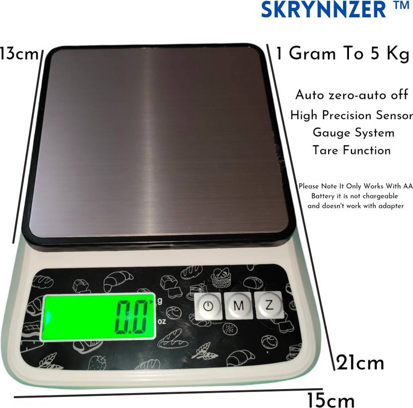 skrynnzer Kitchen Scale 5kg,Tarazu,Taraju,Kata, weight, Weighing Scale