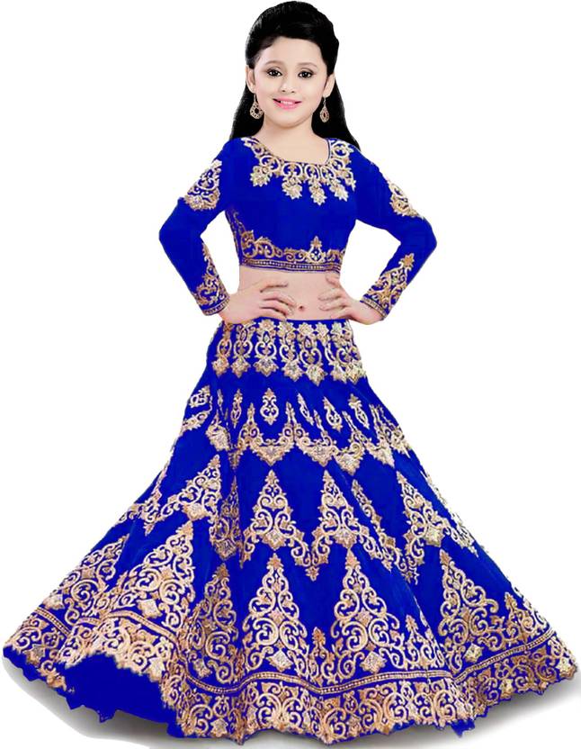Girls Lehenga Choli Ethnic Wear Embroidered Lehenga Starts at Rs.175