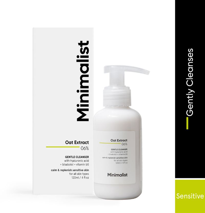 Minimalist 6% Oat Extract Gentle Cleanser 120ml - Image 2