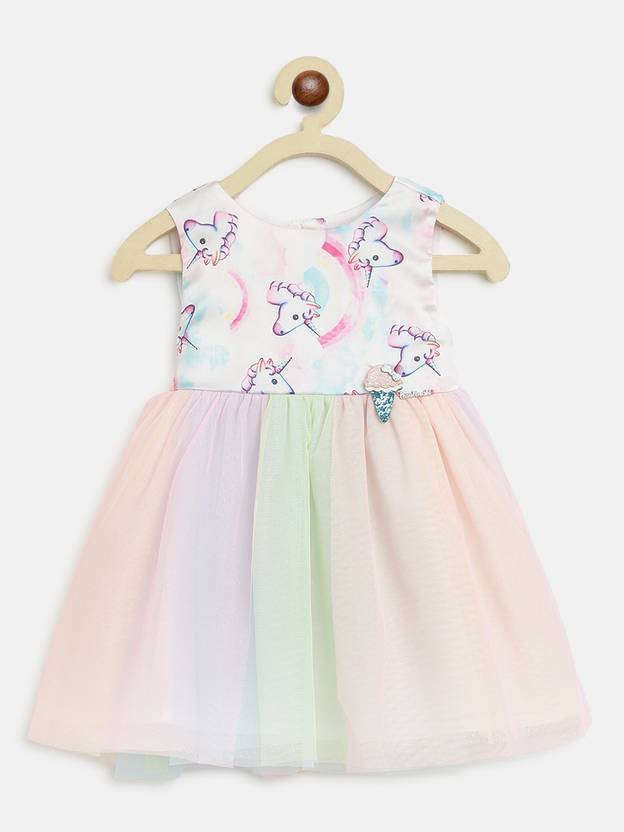 NautiNati Baby Girls Midi Knee Length Casual Dress THE DEAL APP