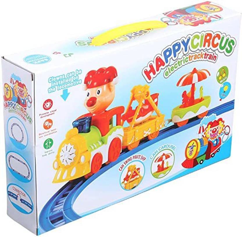 NATKHAT TOYSS Happy Circus Train Electric Track Toy for Kids - Happy ...