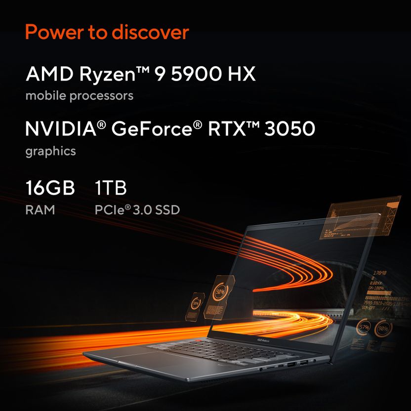 ASUS Vivobook Pro 16X OLED (2021) AMD Ryzen 9 5900HX - Image 5