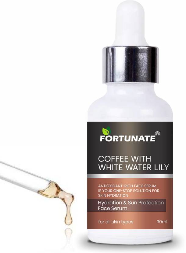 FORTUNATE Coffee Hydrating Face Serum for Glowing Skin with Vitamin E