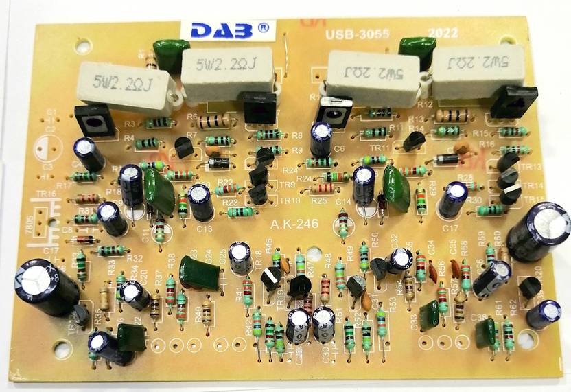 DAB 450 Watt DIY Powerful Transistor Audio Amplifier Board without
