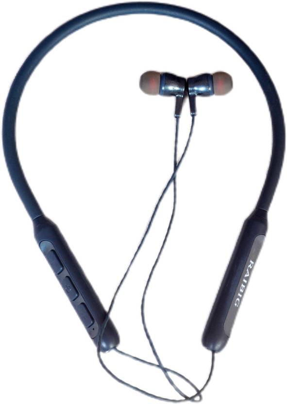 RAIBIG ORIGINAL 40 Hours Playtime Bluetooth Neckband With Equalizer