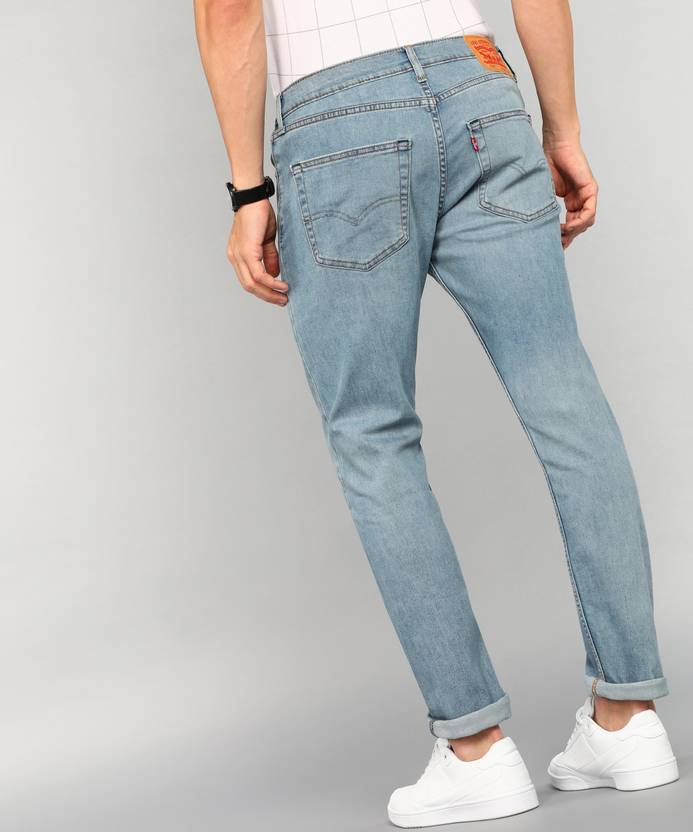 501 Men Slim Mid Rise Blue Jeans