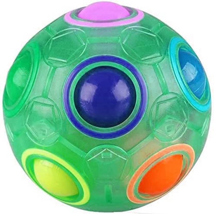 Saunidh Magic Rainbow Ball Ball, Puzzle Ball Speed Cube Educational Puzzle Magic Rainbow Ball