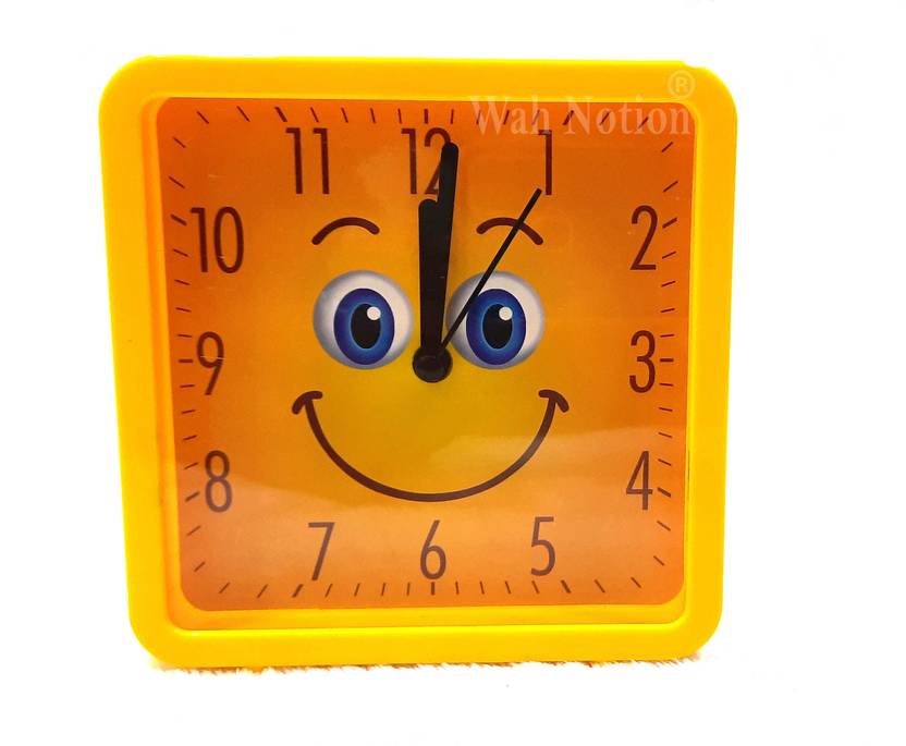 Wah Notion Analog Yellow Clock Price in India Buy Wah Notion Analog