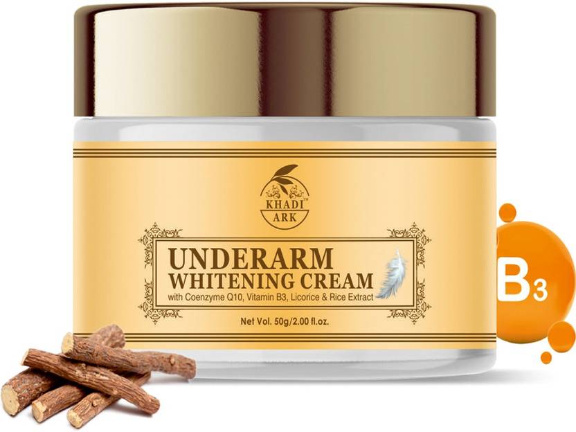 Khadi Ark Dark Underarm Skin Whitening Cream with Niacinamide, Mulethi