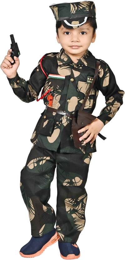 BAPPI FASHION Military Dress Kids Costume Wear