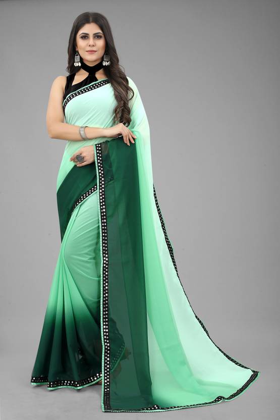 FashDeal Embellished Bollywood Georgette Saree