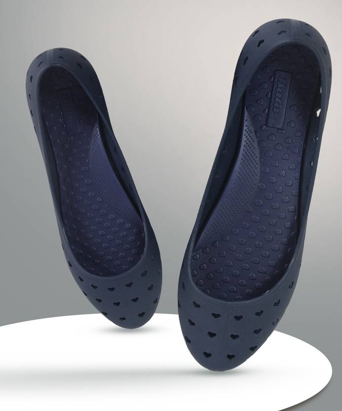 HEARTS BALLERINA Bellies For Women  (Blue)