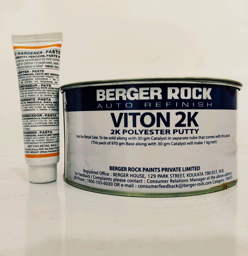Berger Viton 2K Polyester Putty Car Body Filler Putty Price in India