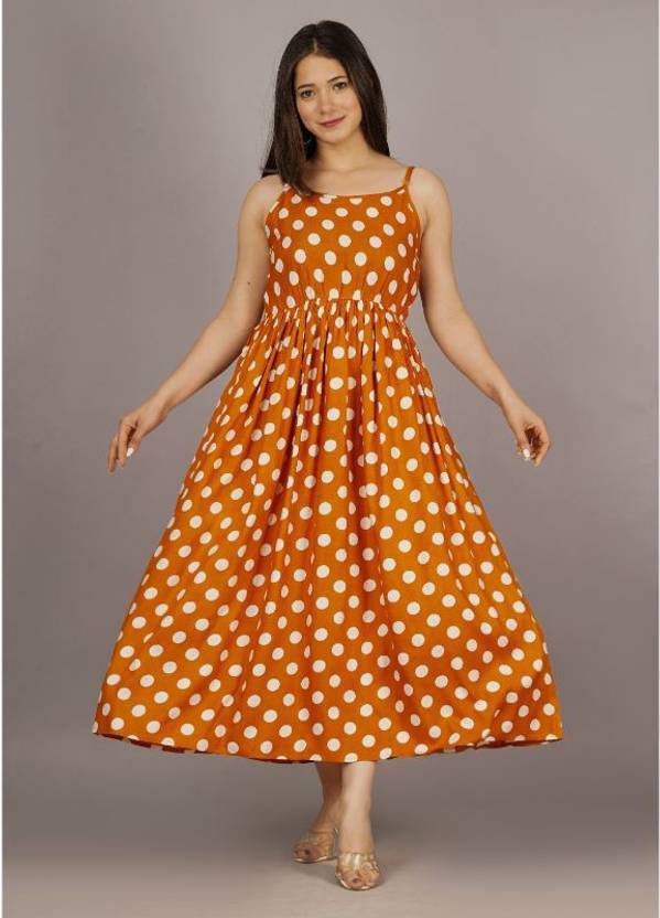 ASFEBRICS Women Gown Yellow Below Knee Dress