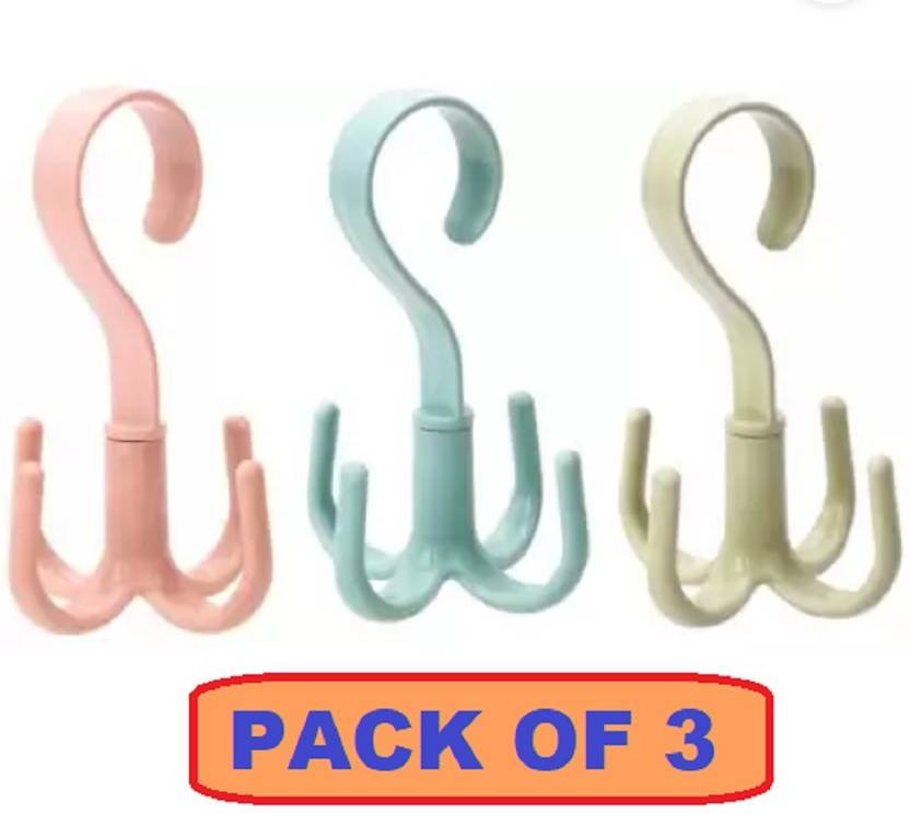 Bichwaliya Plastic Tie Pack of 3 Hangers For Tie