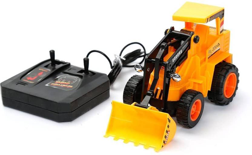 Akvanar JCB remote control Battery Operated Small Size Plastic Construction Vehicle JCB remote