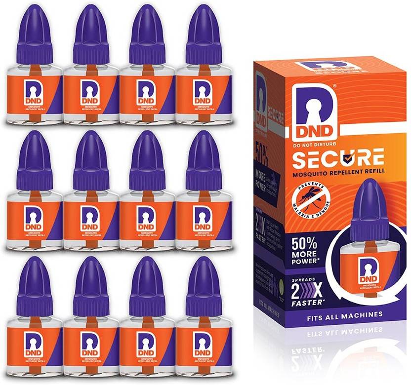 dnd secure mosquito repellent vapouriser refill prevents malaria dengue vaporiser