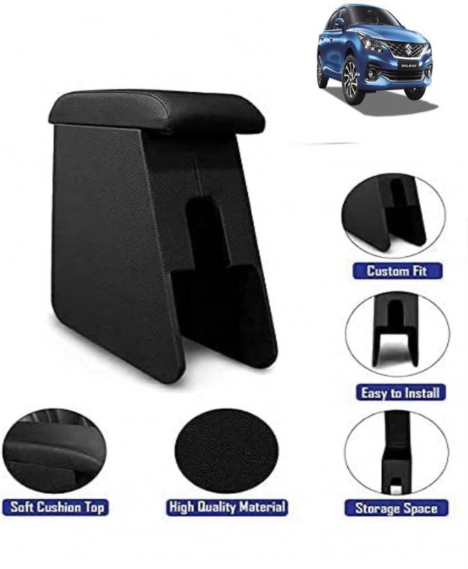 guruji system CAR WOODEN ARMREST IN BEST QUALITY FOR BALENO 2022 PACK OF 1 Car Armrest Price in