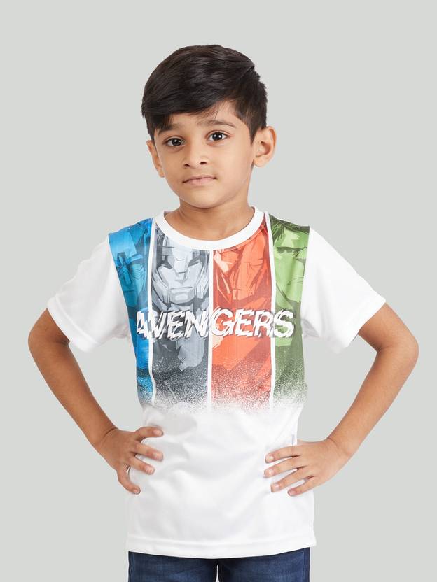 Zalio Boys Typography, Printed Polyester Regular T Shirt