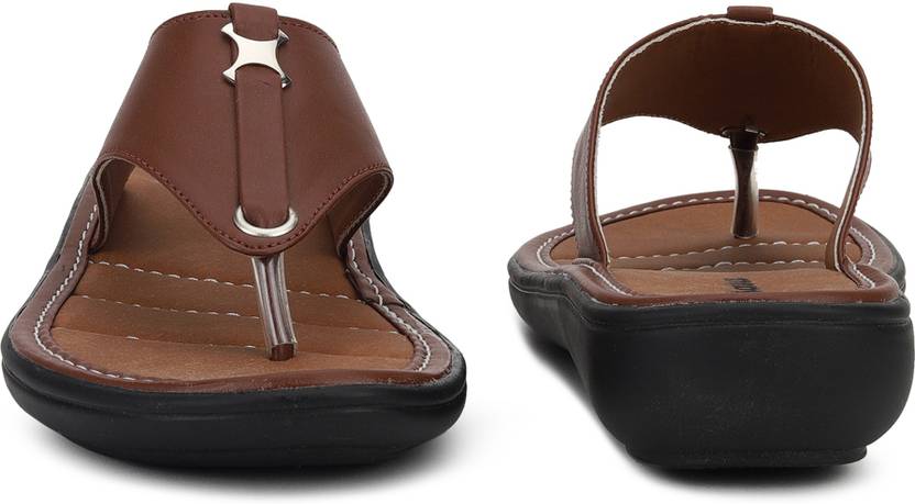 Women Brown Wedges Sandal